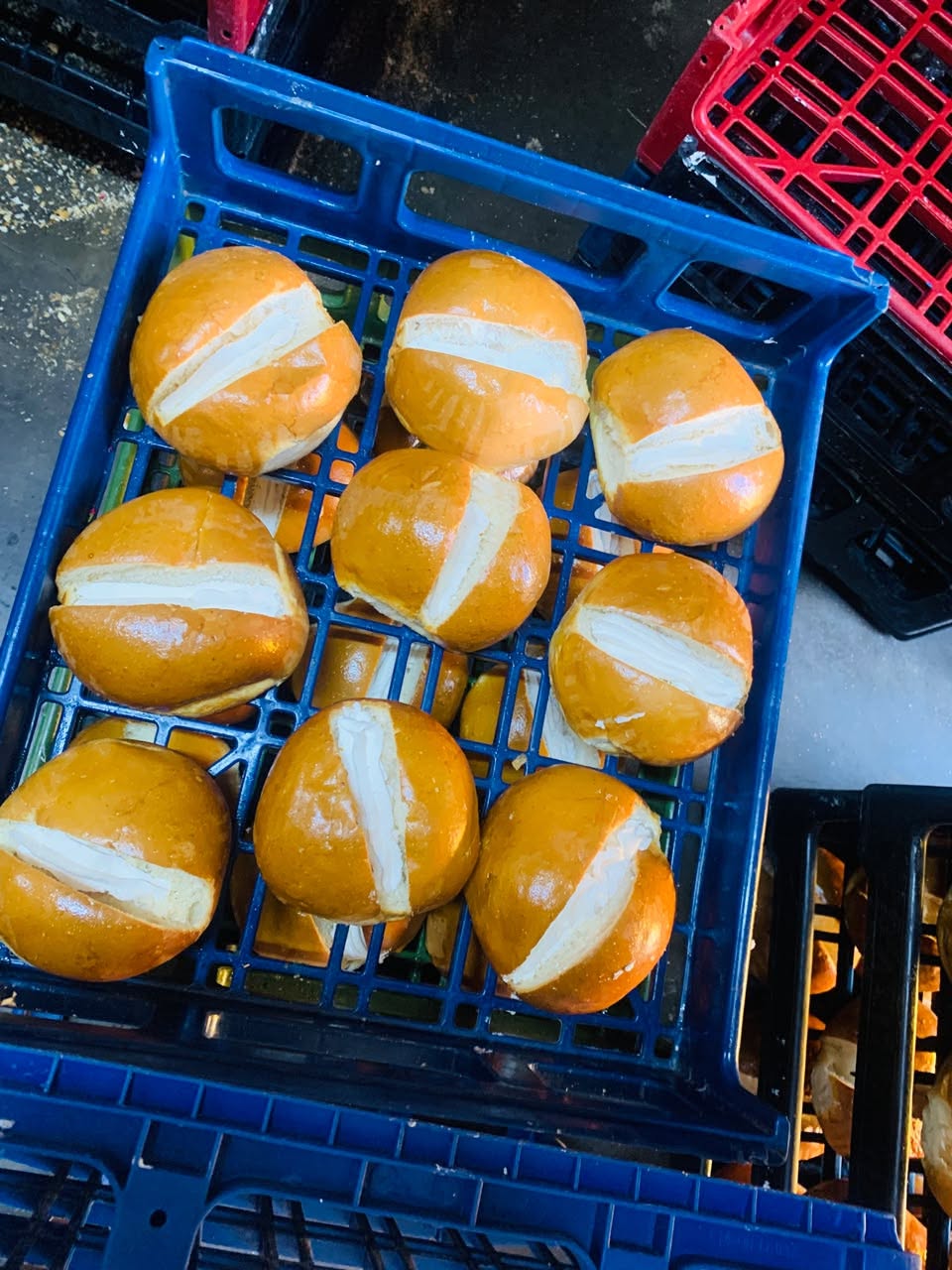 Golden Tasty golden sweet buns